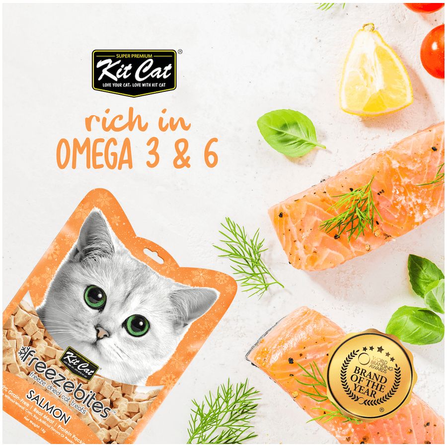 Kit Cat Freezebites Dried Salmon 15g