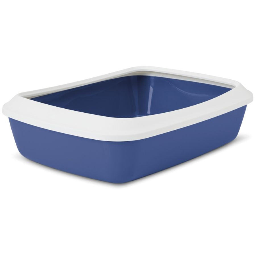 Savic Cat Litter Iriz Tray with Rim - Nordic Blue