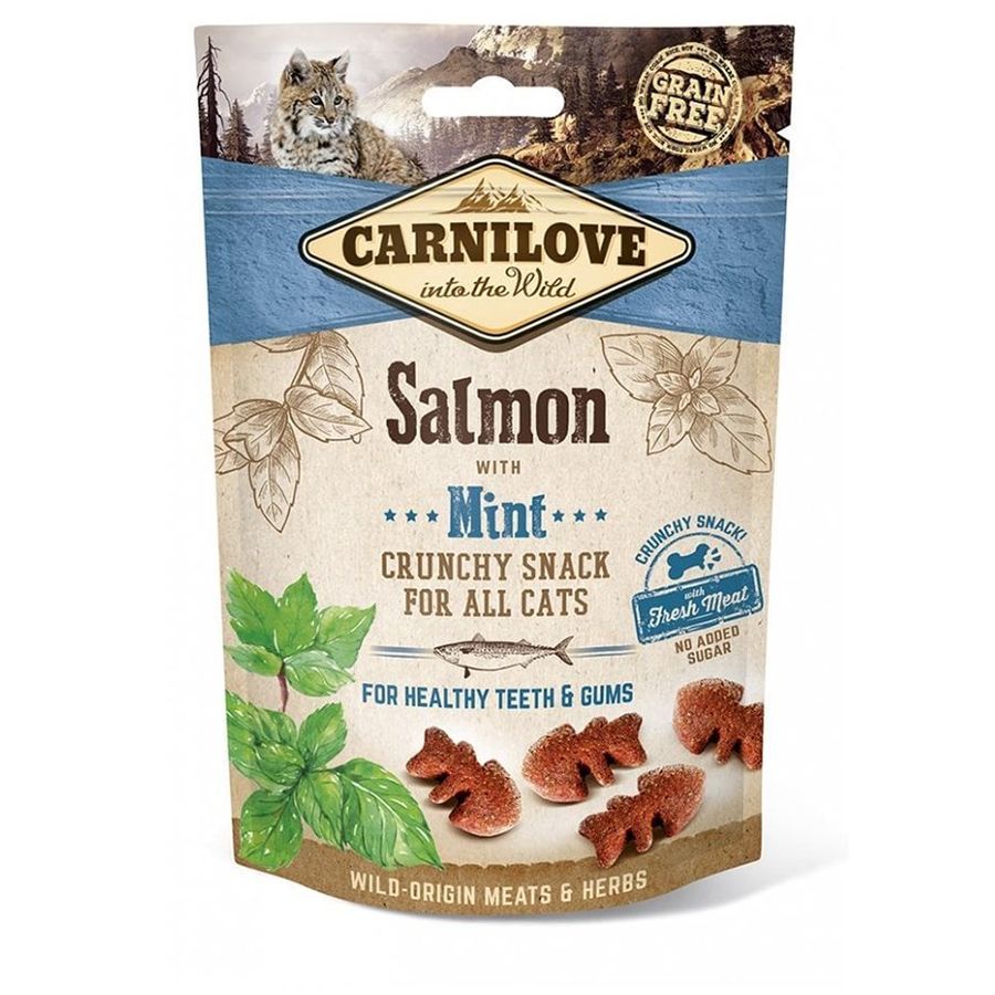Carnilove Salmon with Mint Crunchy Cat Treats 50g