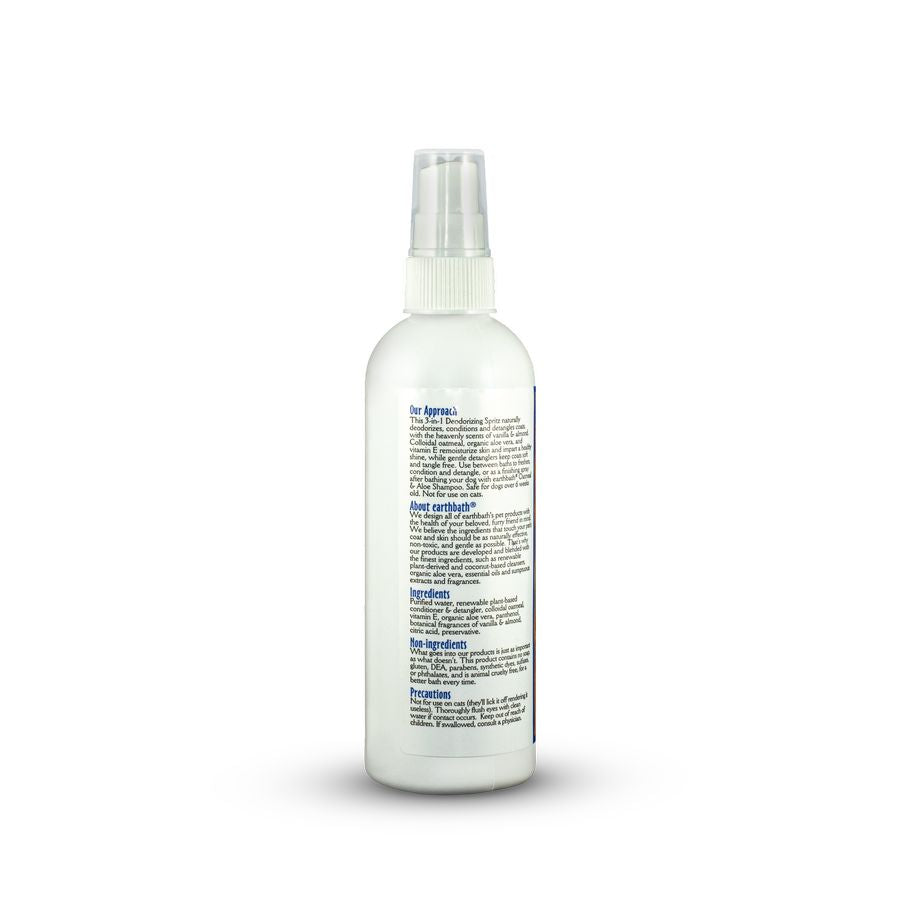 Earthbath 3-in-1 Deodorizing Spritz Vanilla & Almond 8oz