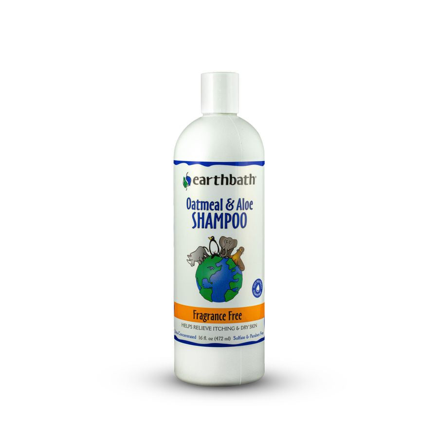 Earthbath Oatmeal & Aloe Fragrance Free Shampoo 16oz