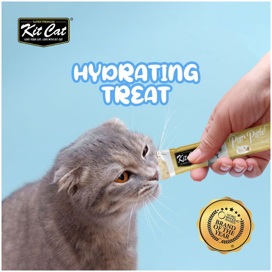 Kit Cat Purr Puree Tuna & Salmon Cat Treats - 40-piece pack