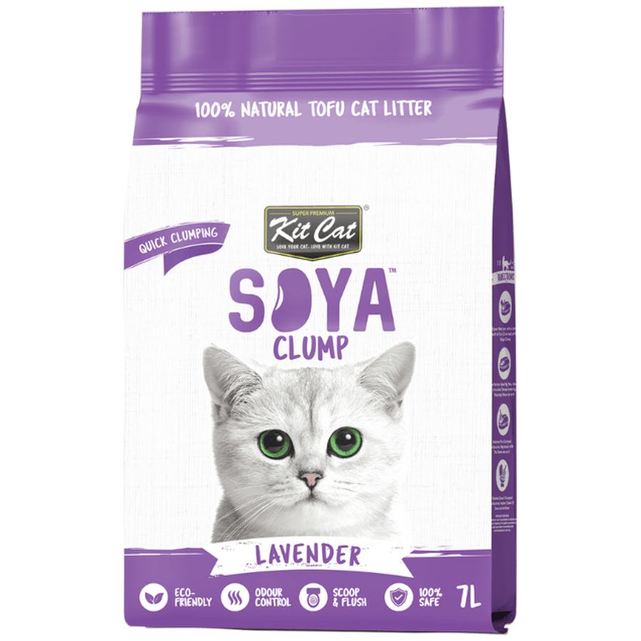 Kit Cat Soya Clump Litter Lavender 7L
