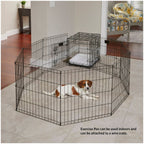 Midwest Exercise Pen for Dogs 24" - Black