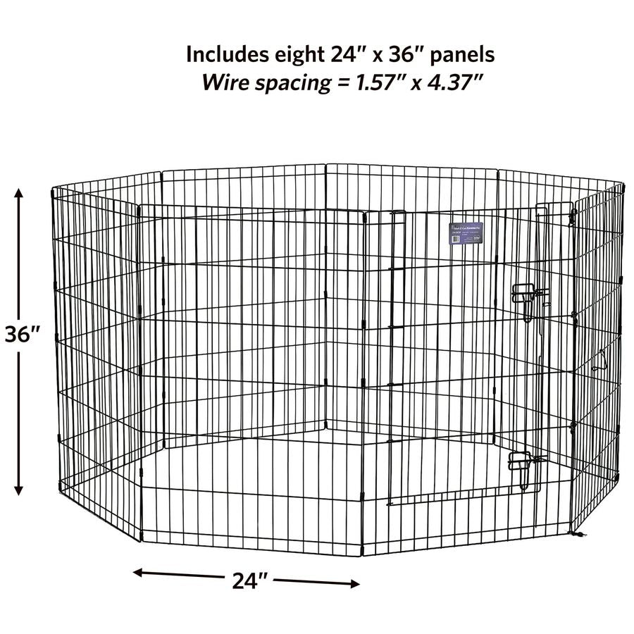 Midwest Exercise Pen for Dogs 36" - Black