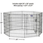 Midwest Exercise Pen for Dogs 36" - Black