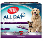 Simple Solution All Day Dog Premium Pee Pads - Lavender - 100-piece pack