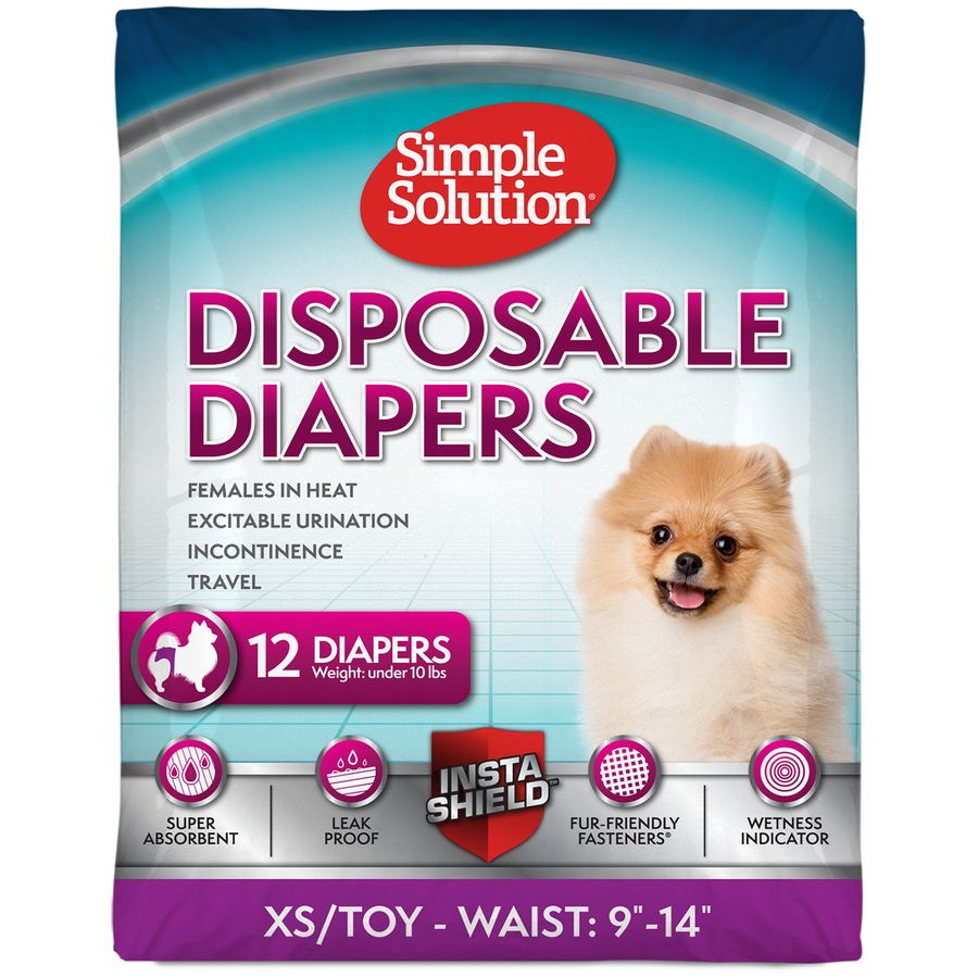 Simple Solution Disposable Diapers - Extra Small - 12-piece pack