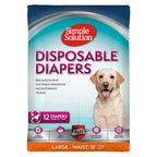 Simple Solution Disposable Diapers - Large/Extra Large - 12-piece pack