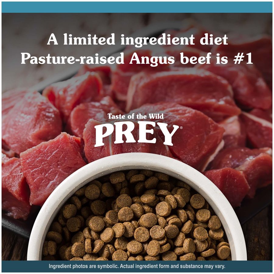 Taste of the Wild Prey Angus Beef Adult Dry Dog Food 3.6kg