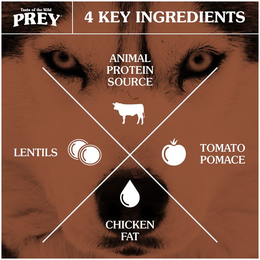 Taste of the Wild Prey Angus Beef Adult Dry Dog Food 3.6kg