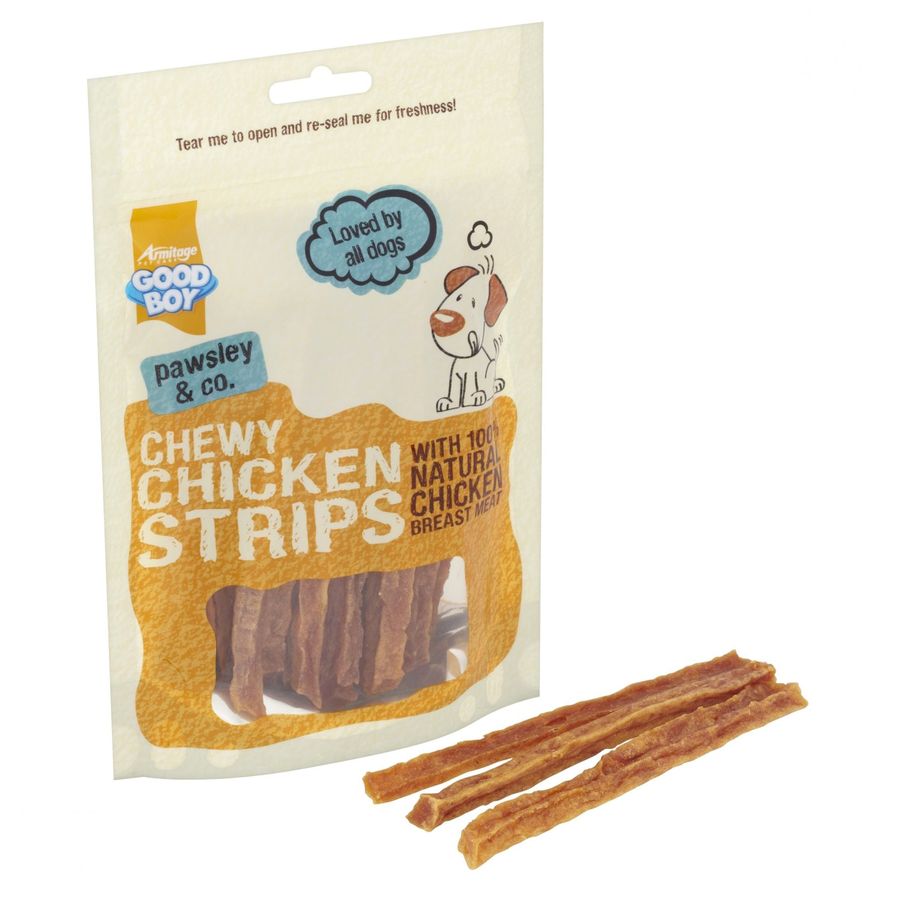 Armitage Chewy Chicken Strips Dog Treats 100g
