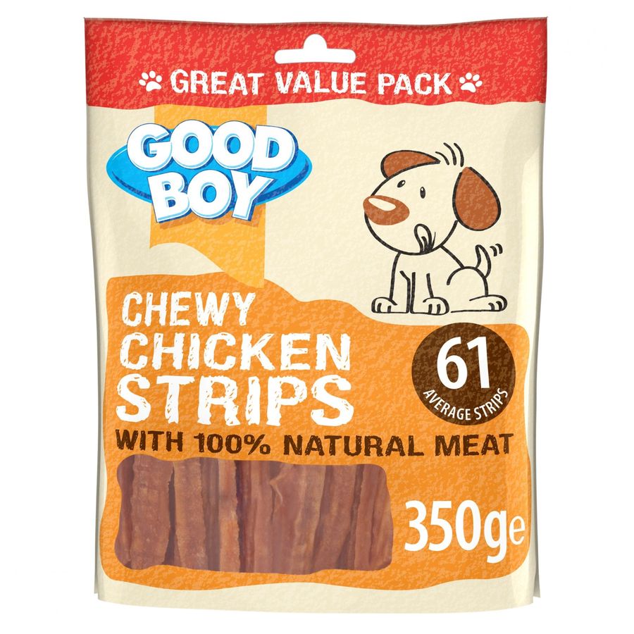 Armitage Chewy Chicken Strips Dog Treats 350g