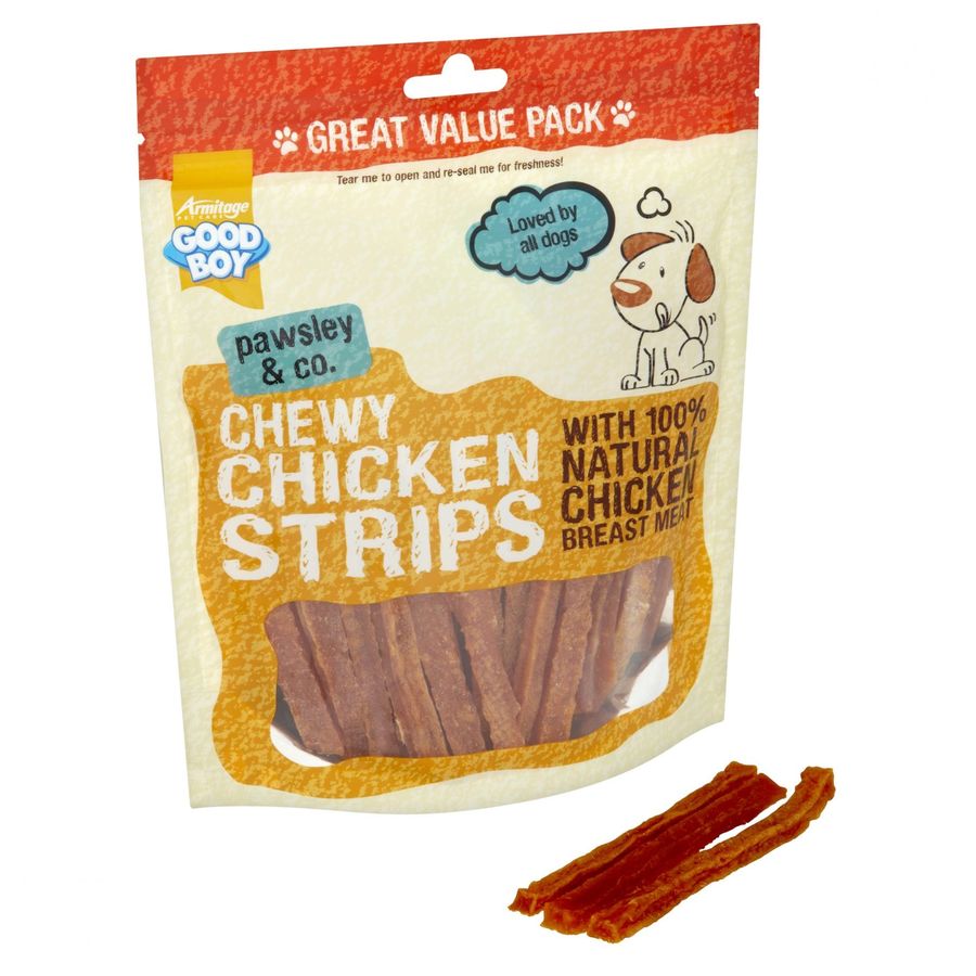 Armitage Chewy Chicken Strips Dog Treats 350g
