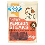 Armitage Chewy Venison Steaks Dog Treats 80g