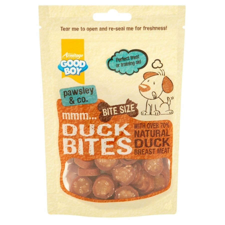 Armitage Deli Bites Dog Treats Duck 65g pouch