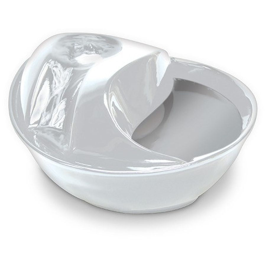 Pioneer Pet Ceramic Raindrop Fountain 1.8L - White
