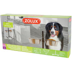 Zolux Adjustable Stand with Stainless Steel Bowls - 2 x 2.5L