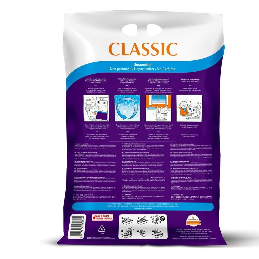Intersand Classic Cat Litter Unscented 14kg