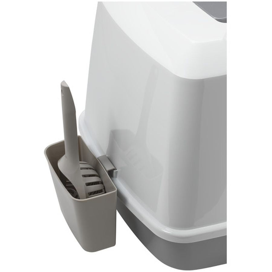 Moderna Handy Max with Caddy Cat Litter Scoop - Warm Grey