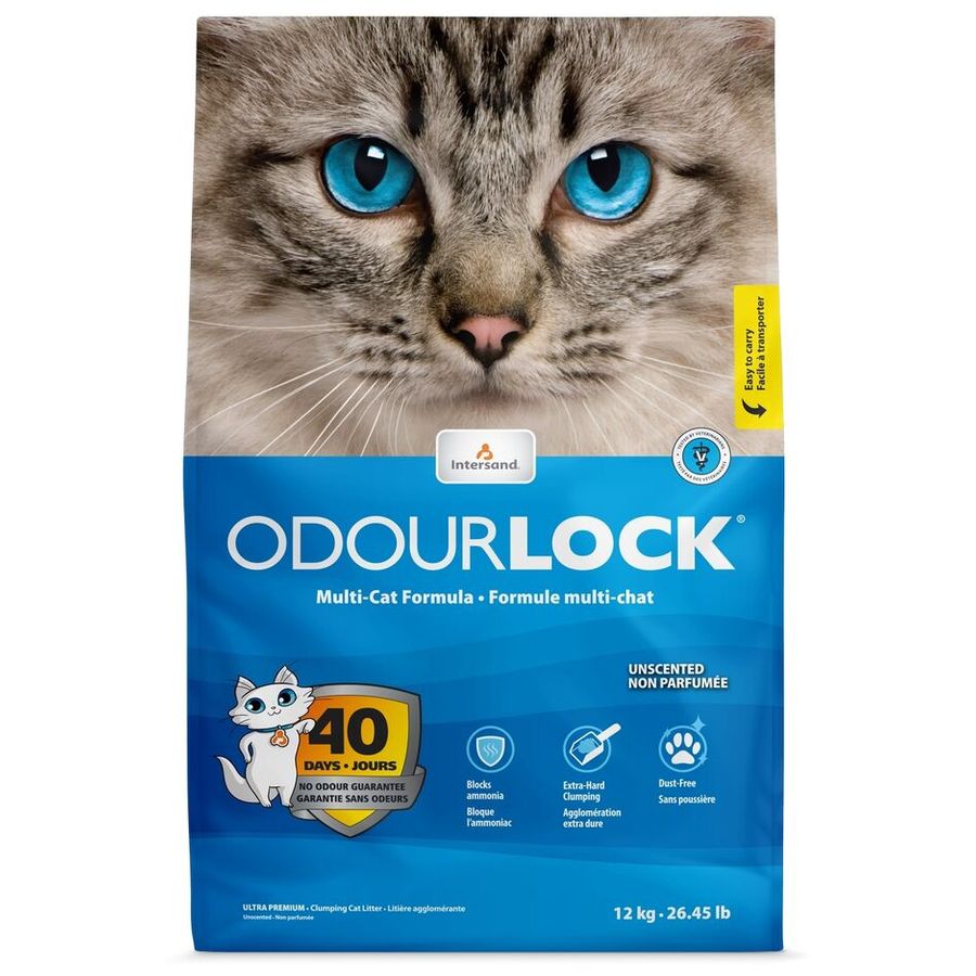 Intersand Odourlock Cat Litter Unscented 12kg bag