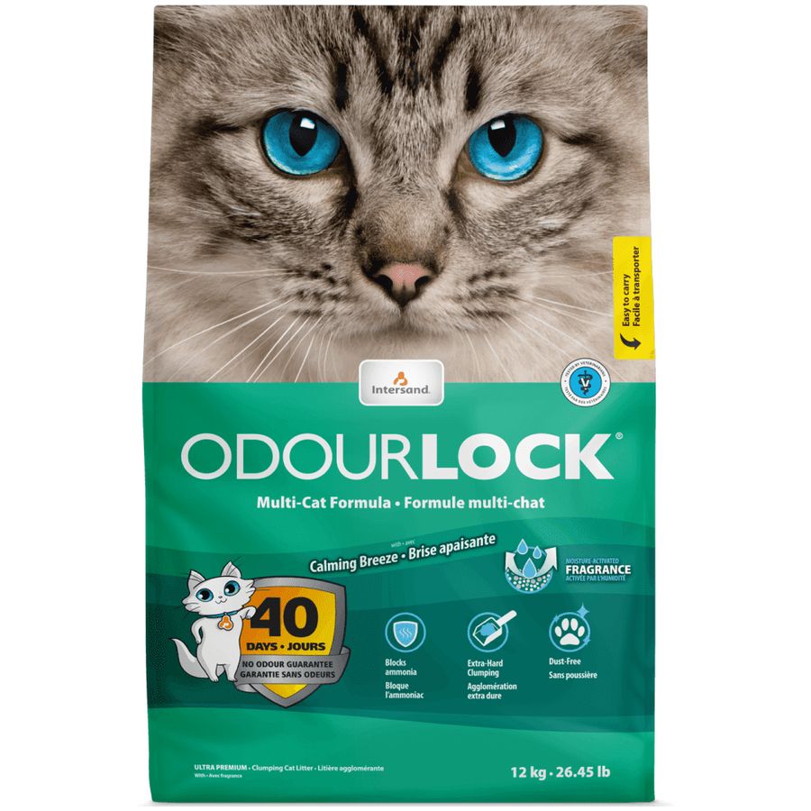 Intersand Odourlock Cat Litter Calming Breeze 12kg