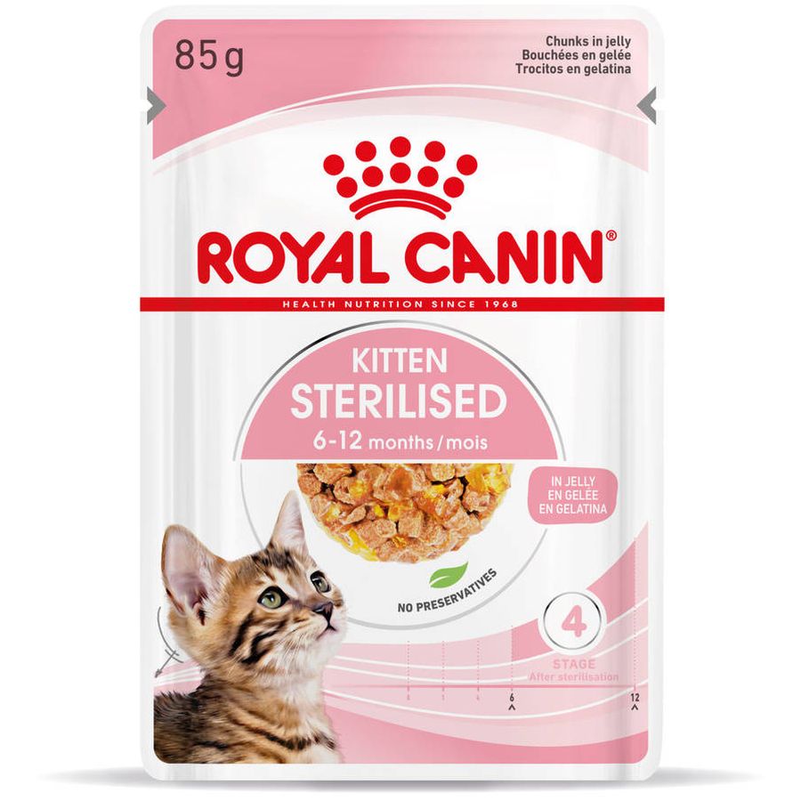 Royal Canin Kitten Sterilised Jelly 85g pouch