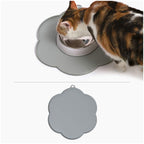Cat It Flower Placemat Grey - Medium