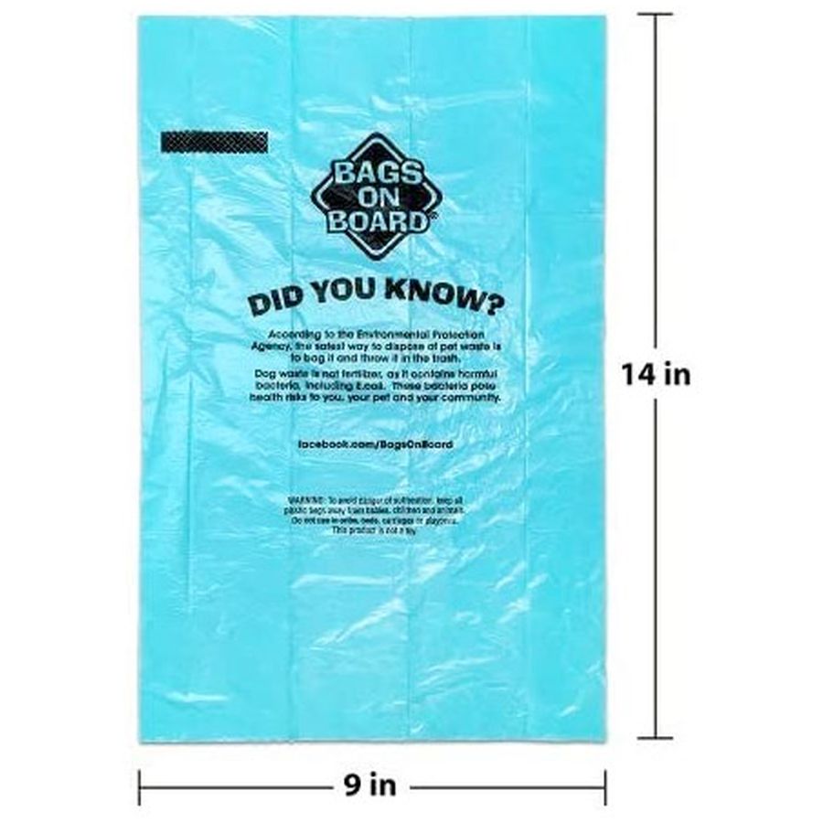 Bags on Board - Refill Bags - 140-piece pack - Ocean Breeze Scent