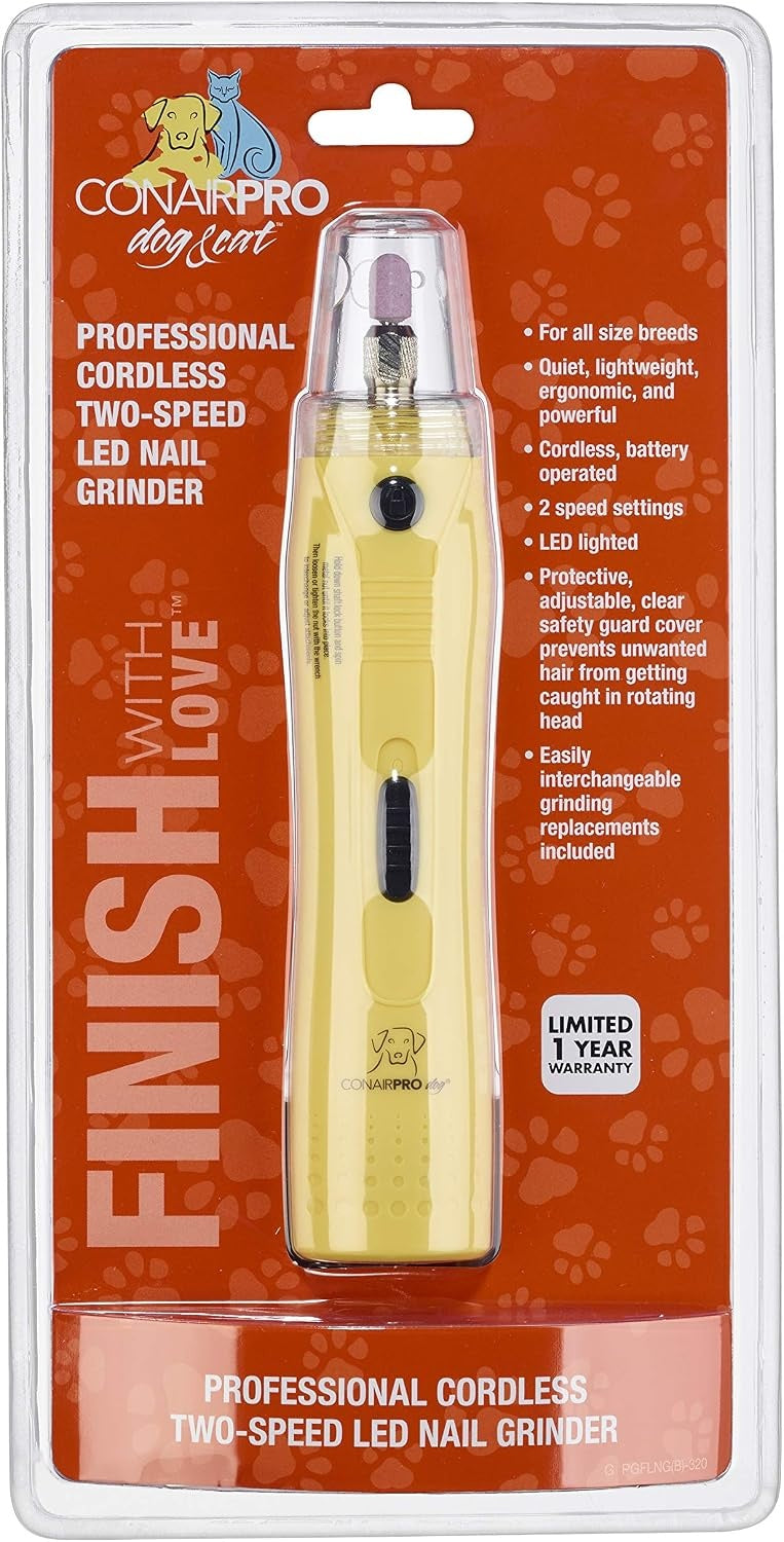 ConairPRO Professional Cordless Two-Speed LED Nail Grinder