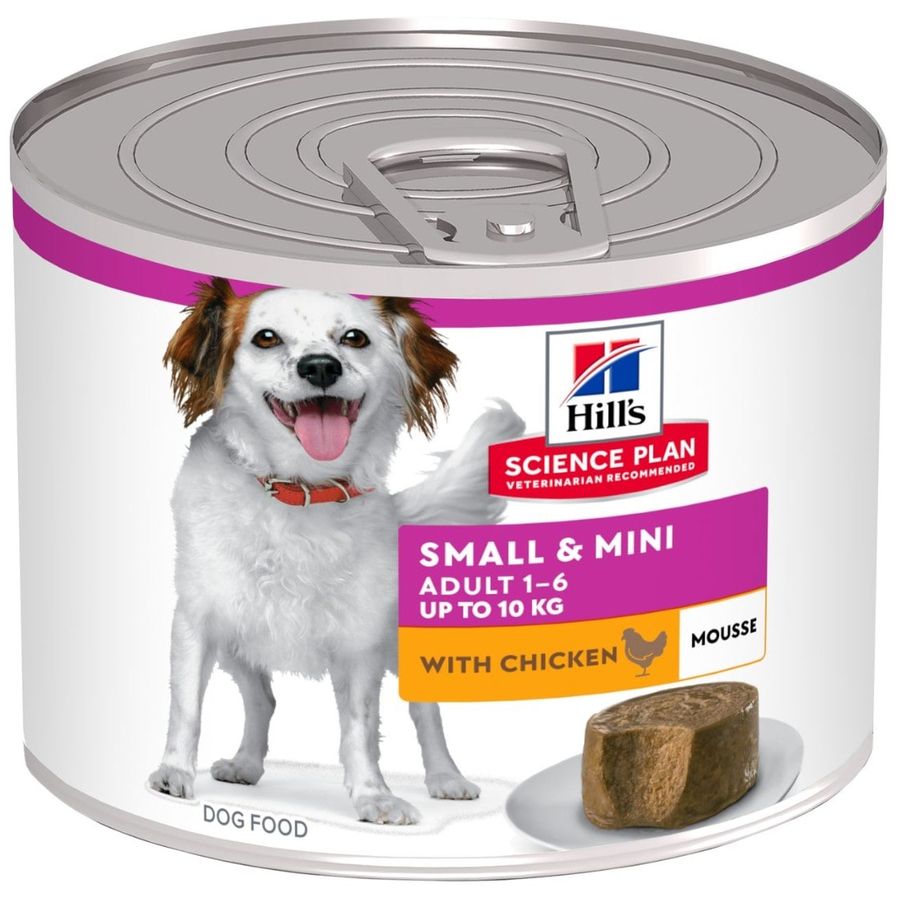 Hill's SP Small And Mini Adult Dog Mousse 200g can