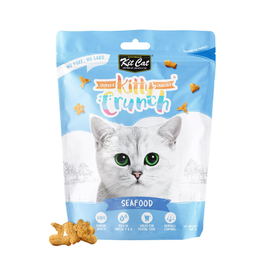 Kit Cat Kitty Crunch Seafood Flavor 60g