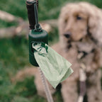 Beco Poo Bag Dispenser - Green with 15-piece roll