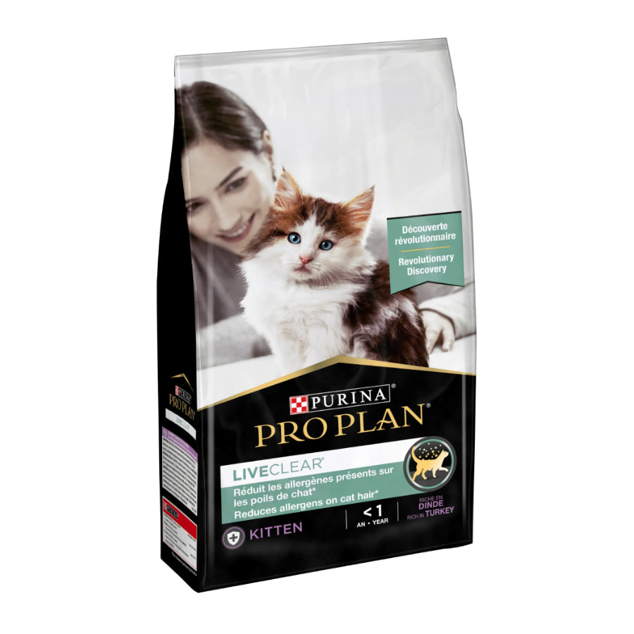 Purina Pro Plan LiveClear Kitten Turkey 1.4kg bag