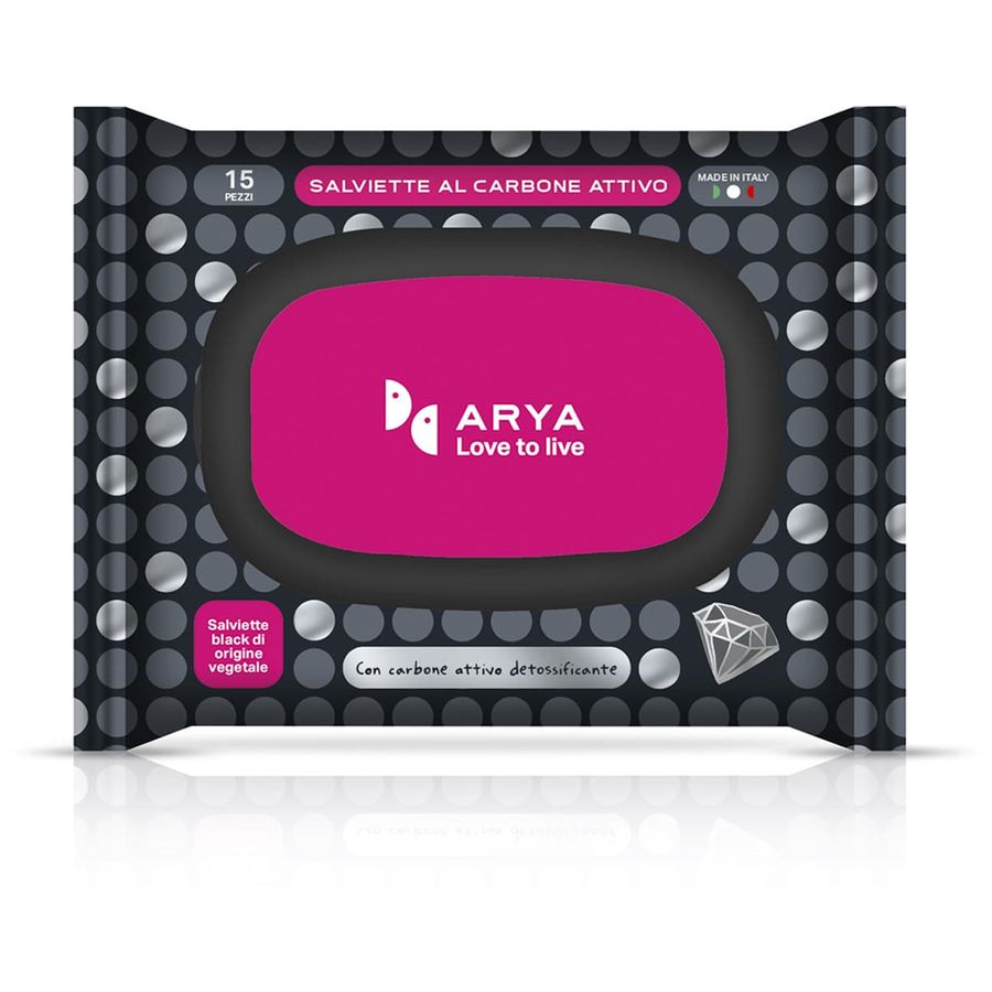 Arya Wet Wipes Active Carbon pouch