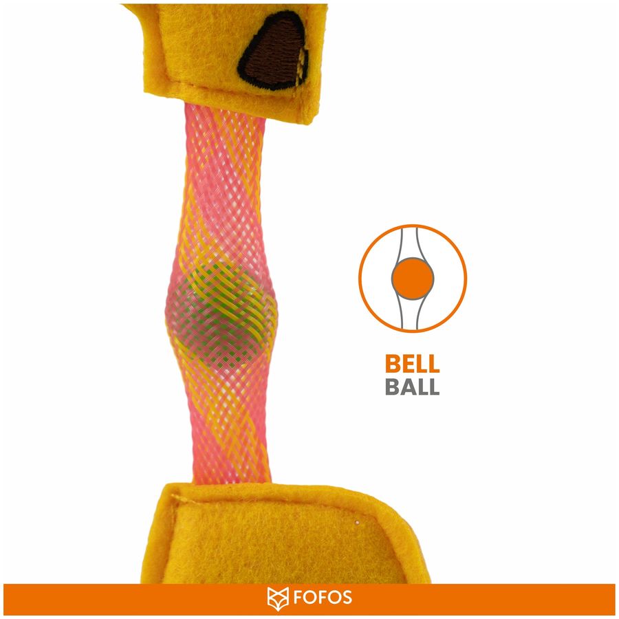 FOFOS Flick Tube Giraffe Cat Toy