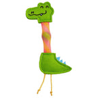 FOFOS Flick Tube Crocodile Cat Toy