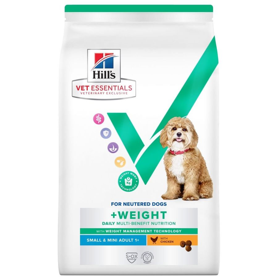 Hill's VE Multi-Benefit + Weight Neutered Adult Small & Mini Chicken 10kg bag