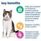 Hill's VE Young Adult Cat Neutered Multi-Benefit + Weight Chicken 3kg