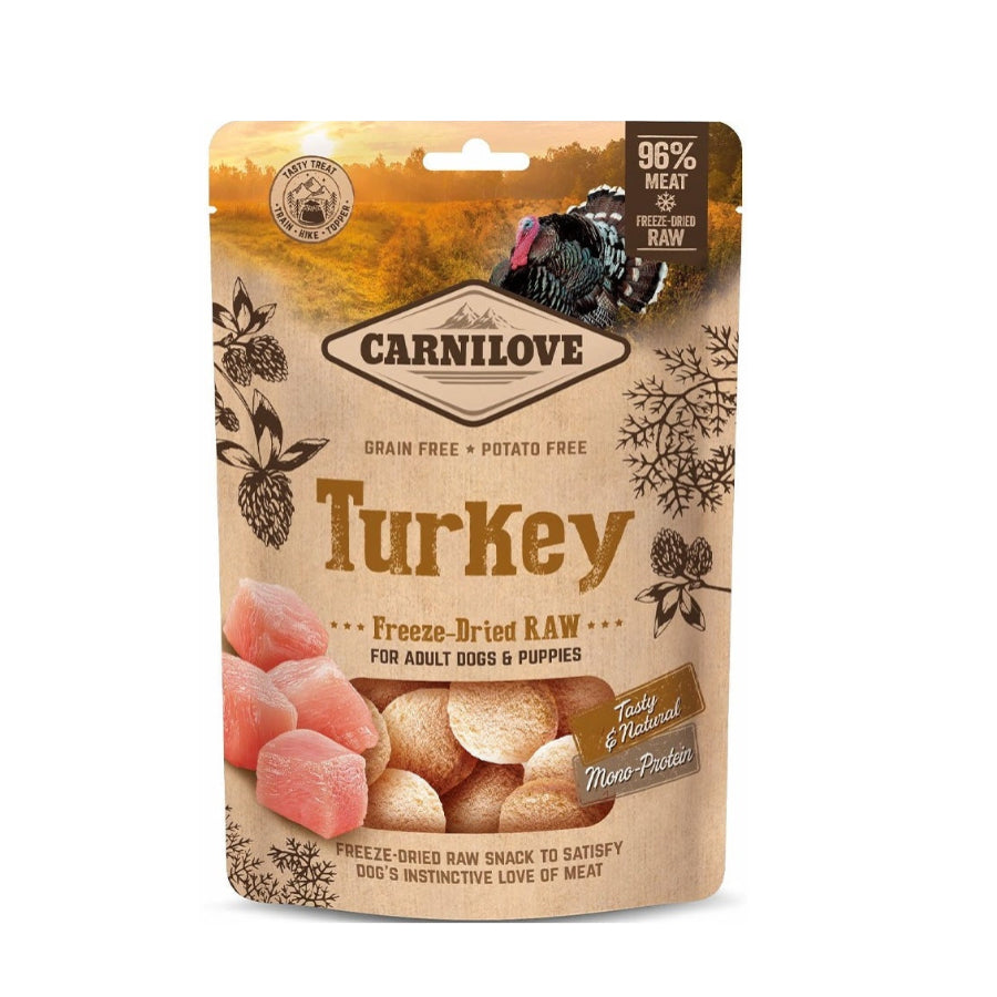 Carnilove Freeze-Dried Raw Snacks Turkey 60g