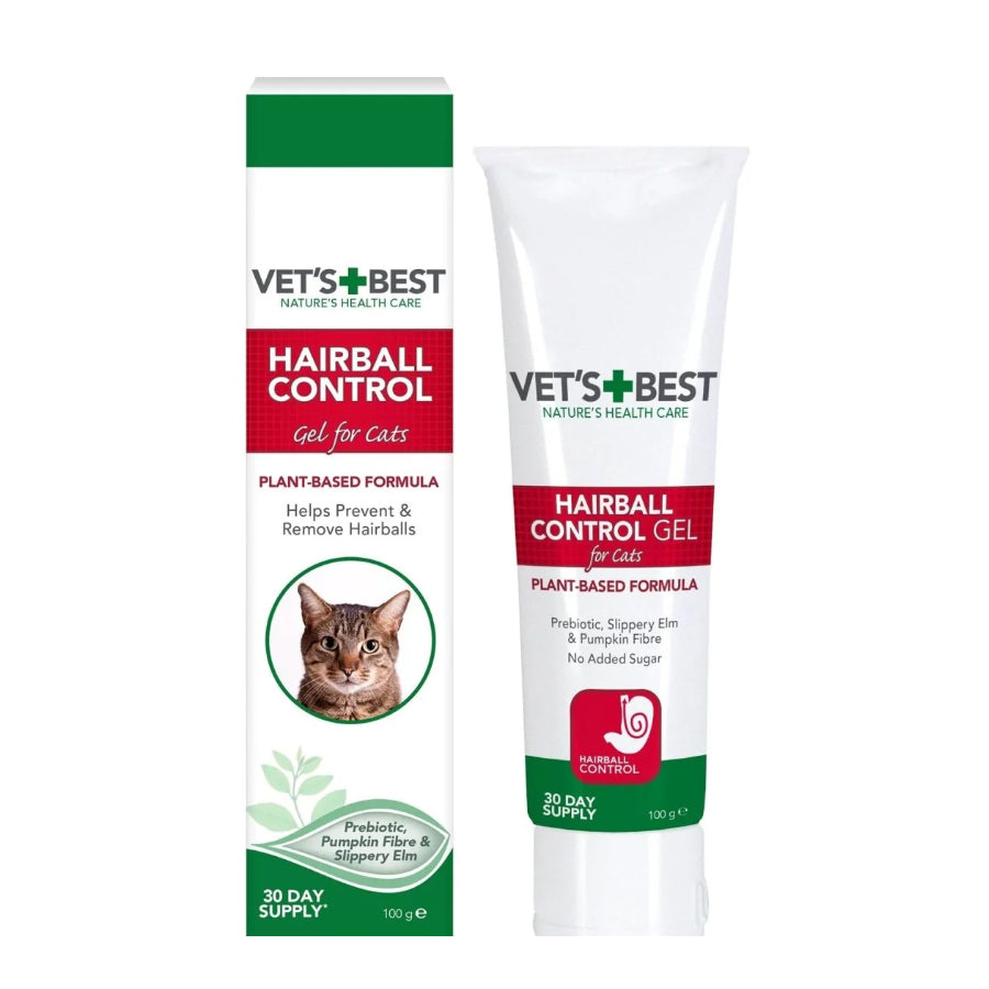Vet's Best Hairball Control Gel for Cats 100g per tube