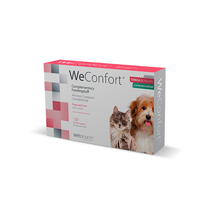 WeConfort Cannabis Sativa and Omega 3 per capsule