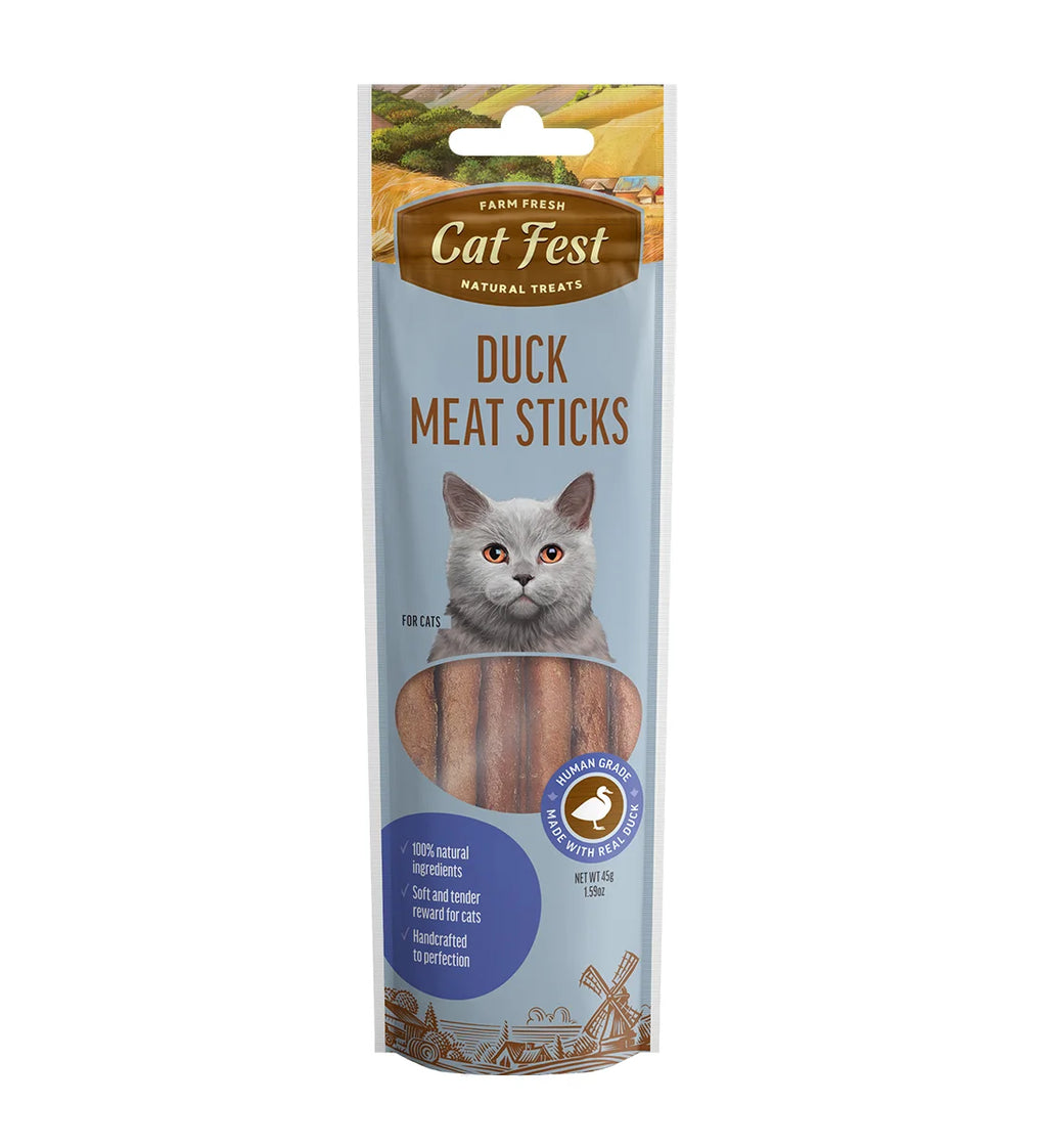 Cat Fest Meat Sticks Duck for cat 45g