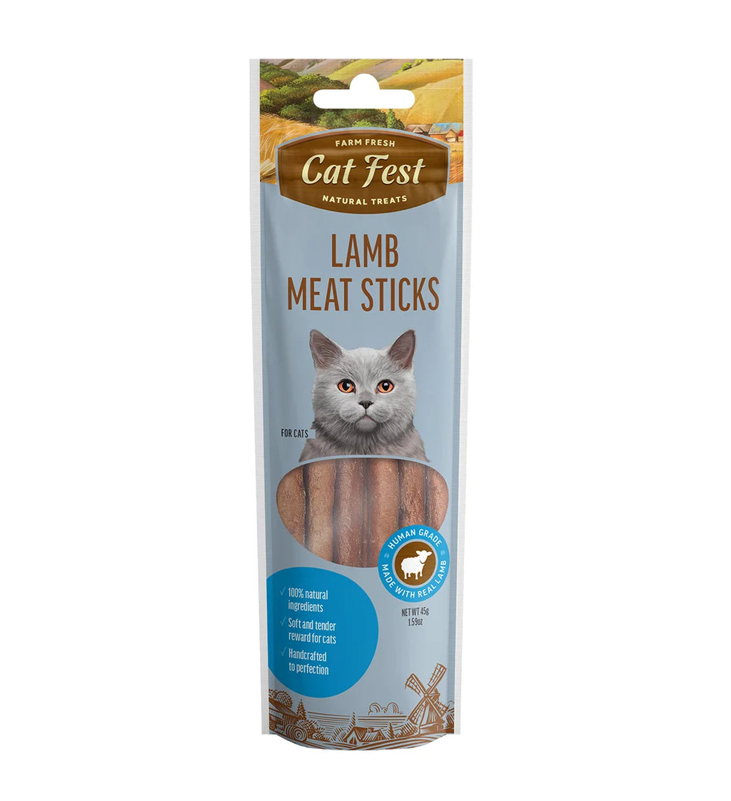 Cat Fest Meat Sticks Lamb for cat 45g
