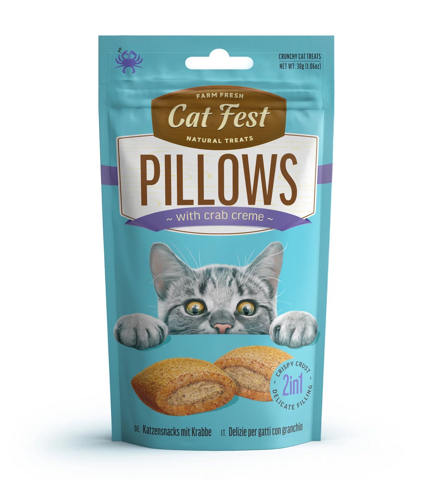 Cat Fest Pillows with Crab Cream 30g