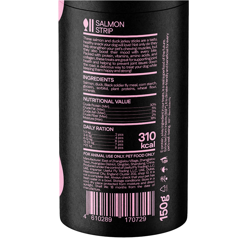 Cosmo Treats for Dogs Salmon Strip 150g