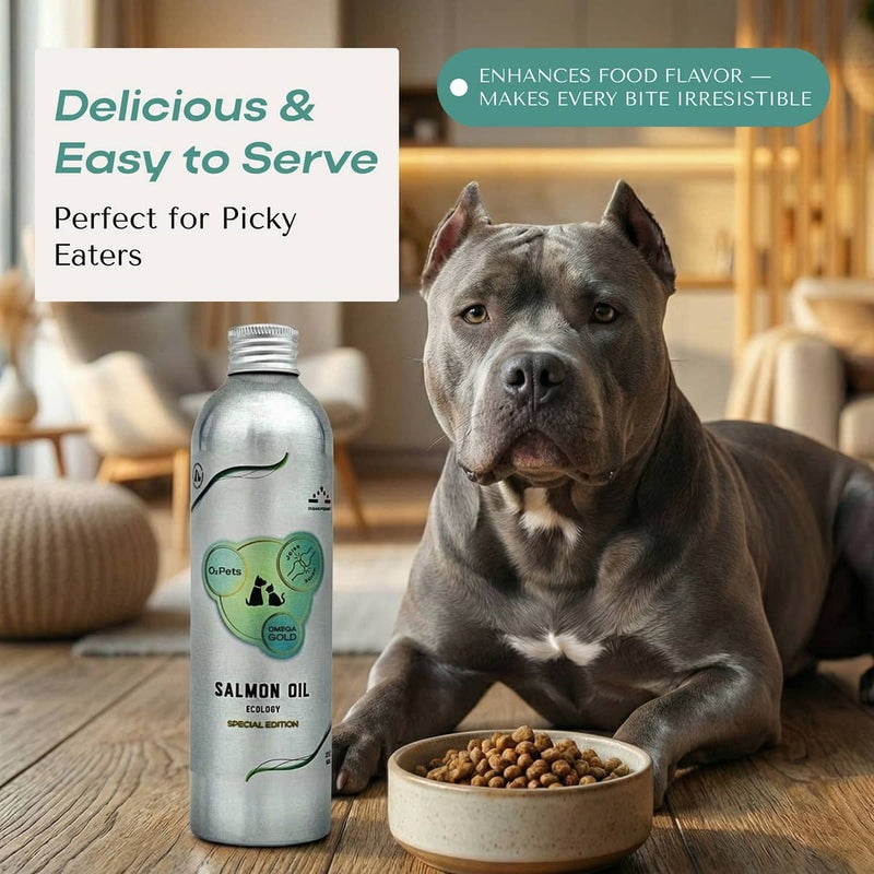 O2 Pets Joint Salmon Oil Omega Gold 250ml per bottle