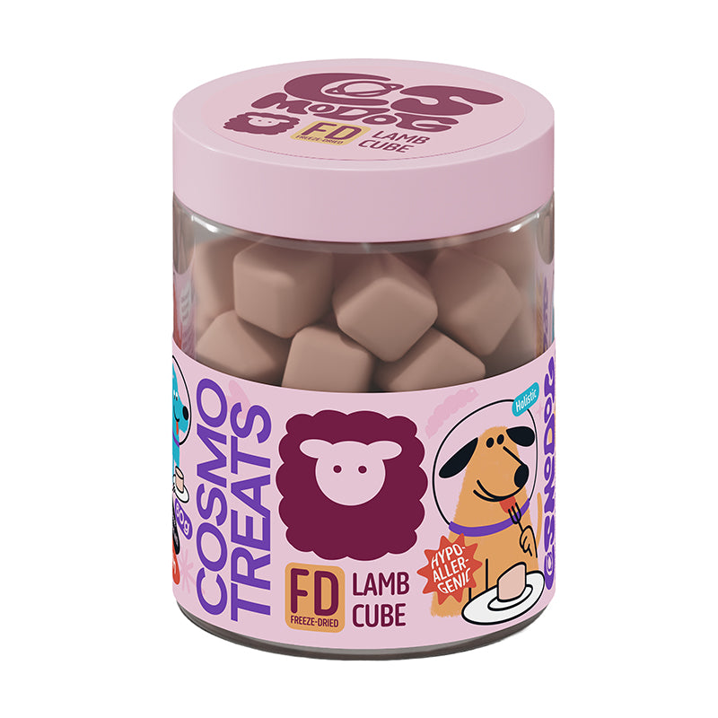 Cosmo Treats for Dogs Freeze Dried Lamb Cube 60g per tube