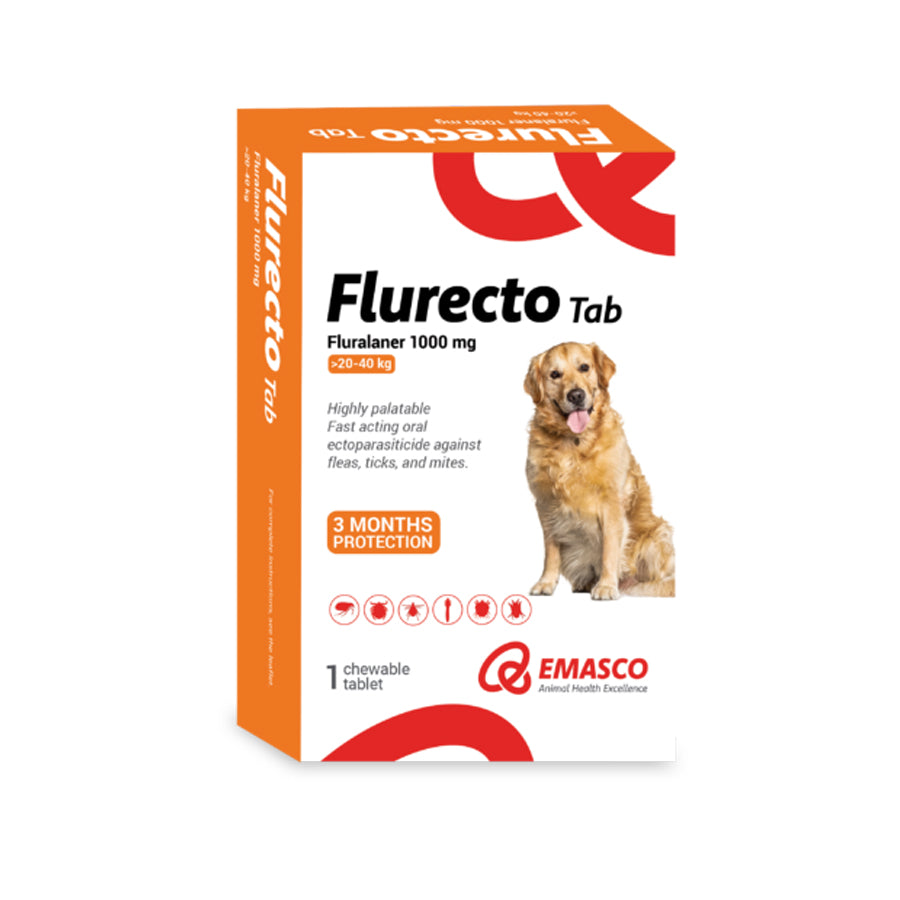 Flurecto Dog 20 to 40kg per tablet