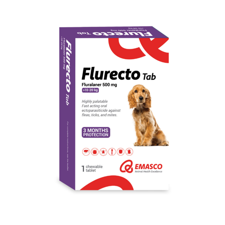 Flurecto Dog 10 to 20kg per tablet